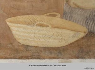 Freskenzyklus mit Szenen aus der Vita des heiligen Antonius : Der heilige Antonius unterweist Mönche und dem heiligen Antonius erscheint ein Engel : Der heilige Antonius unterweist Mönche