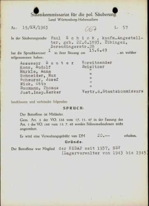 Schick, Paul