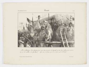 Parade, aus: "La Caricature", Paris 1831