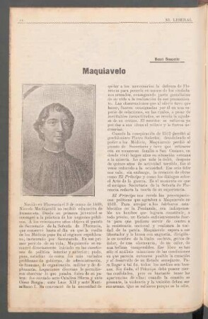Maquiavelo : [Traducción]