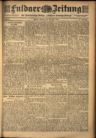 Ausgabe vom Dienstag, den 18. März 1902.