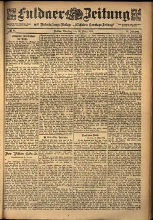 Ausgabe vom Dienstag, den 18. März 1902.