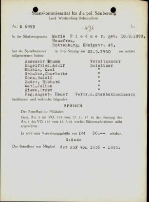 Riedner, Maria