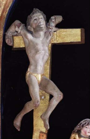 Leibolzer Hochaltar — Leibolzer Kreuzigungsrelief — Linker Schächer