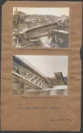 Grodno mit der alten von den Russen gesprengten Brücke