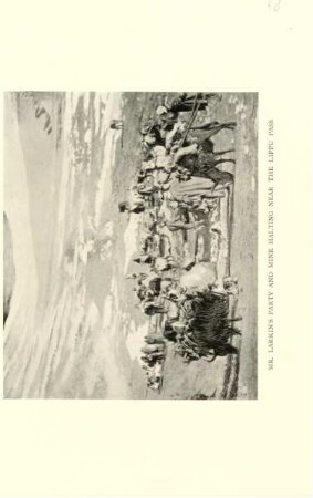 Mr. Larkin's party and mine halting near the Lippu Pass