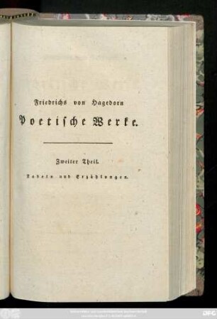 Theil 2: Fabeln und Erzählungen