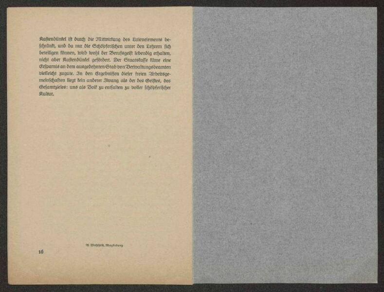 Willi Flemming, "Richtlinien zur Schulreform", Werbedienst der deutschen sozialistischen Republik, Nr. 79