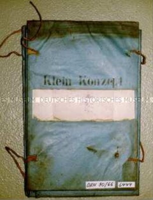 Mappe mit Inhalt "Klein Konzept"