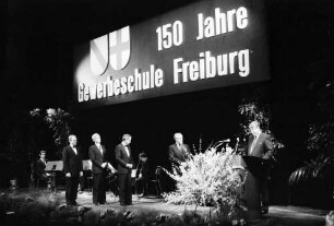 Freiburg: Stadttheater; 150 Jahre Gewerbeschule Freiburg; Festakt mit Namensgebung, Festrede Dr. Dr. Wolfram Fischer