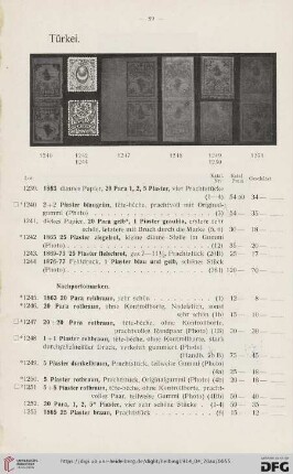 Türkei (Nr. 1239-1253)