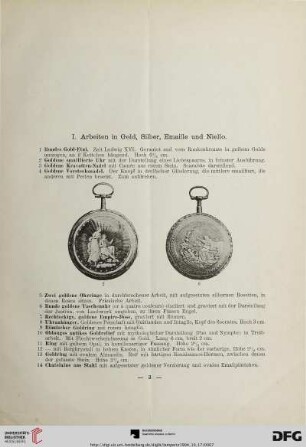 I. Arbeiten in Gold, Silber, Emaille und Niello (1-108)