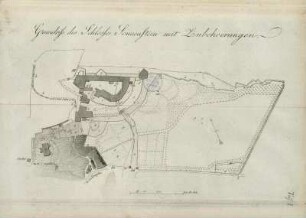 Pirna. Festung Sonnenstein. Grundriss des Schlosses. Taf. I. aus: Nostitz und Jänckendorf, Gottlob A. E. von: Beschreibung der Königl. Sächsischen Heil- und Verpflegungsanstalt Sonnenstein - T. 1, Abt. 2. Dresden: SLUB Hist.Sax.H.1795