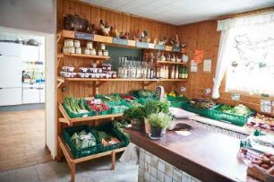 Blick in einen Hofladen