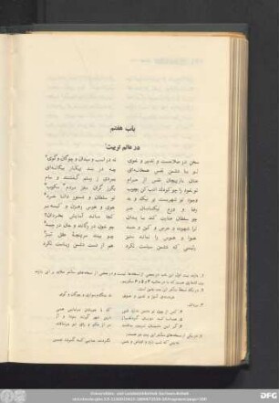 باب هفتم در عالم تربیت