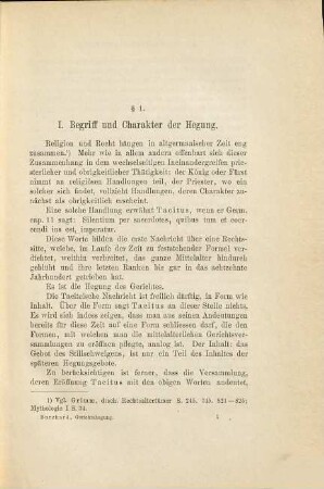 Die Hegung der deutschen Gerichte im Mittelalter : ein Beitrag zur deutschen Rechtsgeschichte