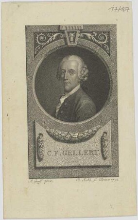 Bildnis des C. F. Gellert