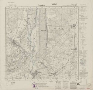 3065 (alte Nr.: 1571) Czarnikau, Meßtischblatt (4cm - Karte)