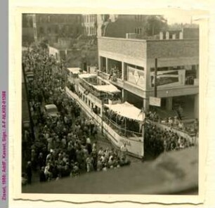 Landfestzug beim Kasseler Volksfest Zissel, 1950
