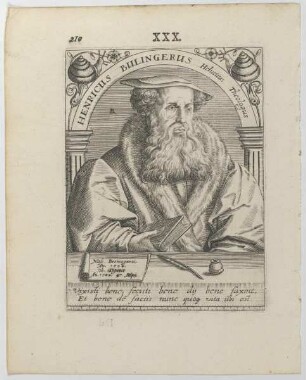 Bildnis des Henricus Bulingerus