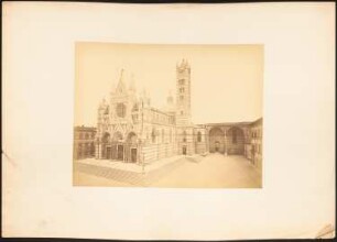 Dom Santa Maria Assunta, Siena: Außenansicht von Südwesten