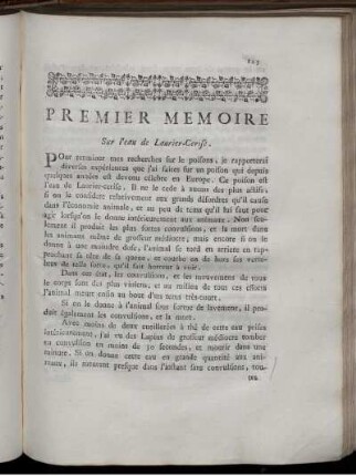 Premier Memoire