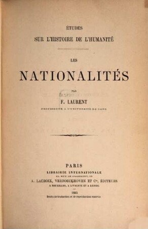 Histoire du droit des gens et des relations internationales, 10