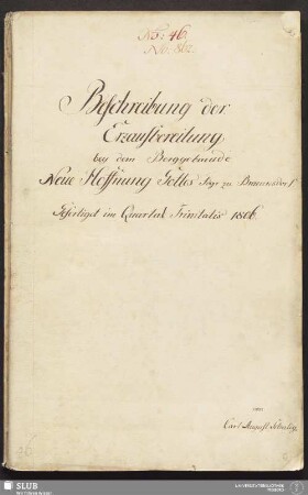 Beschreibung der Erzaufbereitung bey dem Berggebaeude Neue Hoffnung Gottes Fdgr zu Braeunsdorf - 17.6770 4.