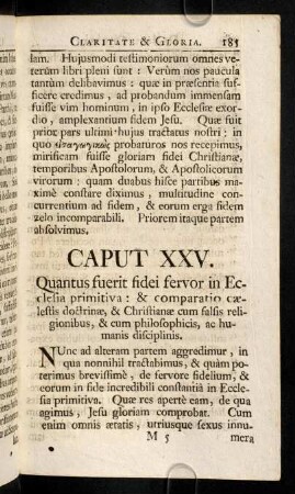 185-191, Caput XXV