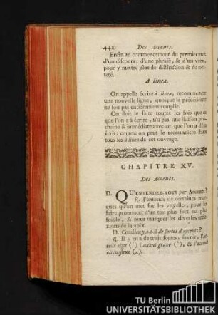Chapitre XV. Des Accents.