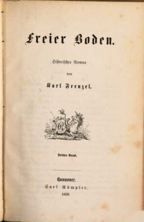 Freier Boden : historischer Roman, 3