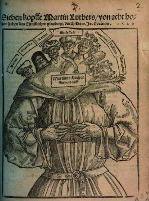 Sieben kopffe Martin Luthers von acht hohen sachen des Christlichen glaubens