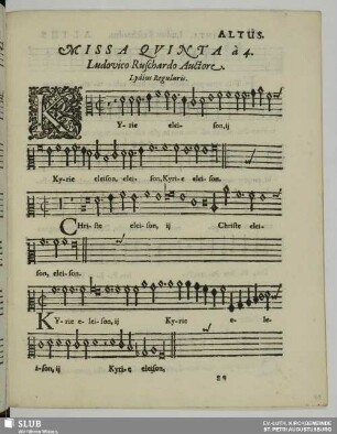 Missa quinta à 4.