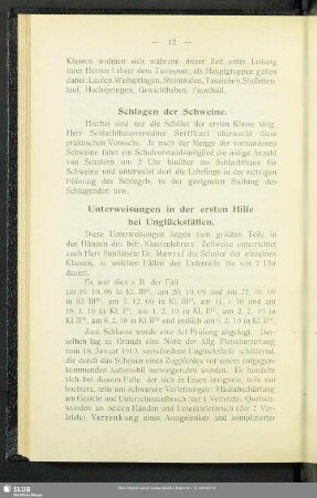 Schlagen der Schweine