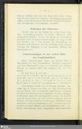 Schlagen der Schweine