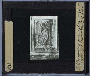 Venedig, Markusdom : Relief von Maria mit Jesuskind