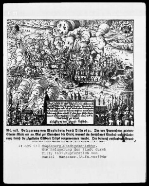 Belagerung der Stadt Magdeburg durch Tilly im Jahre 1631