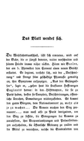 Das Blatt wendet sich.