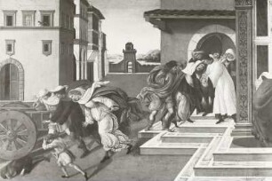Vier Szenen aus dem Leben des heiligen Zenobius