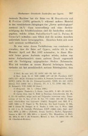 Griechische Inschriften aus Cypern