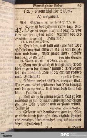 Sonntägliche Lieder.