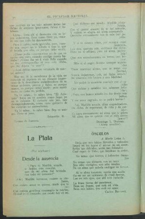 La Plata - Desde la ausencia : (Por teléfono)