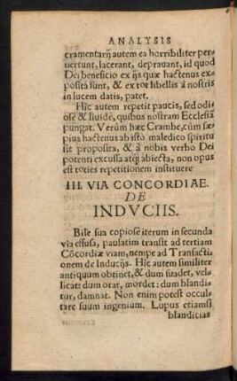 III. Via Concordiae De Induciis.