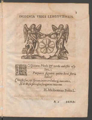 Insignia Urbis Lemgoviensis.