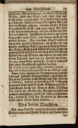 Von denen Teutschen.