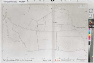 Affeln (Neuenrade), Altenaffeln (Neuenrade), Umlegung Affeln  Altenaffeln, Rahmenkarte Affeln Flur 14