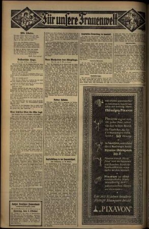 Zweite Ausgabe vom Freitag, den 26. September 1930.