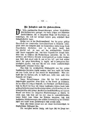 Die Industrie und die Bodenreform