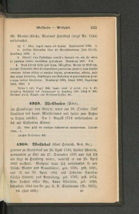 4306. Westphal (Carl Heinrich, Med. Dr.)