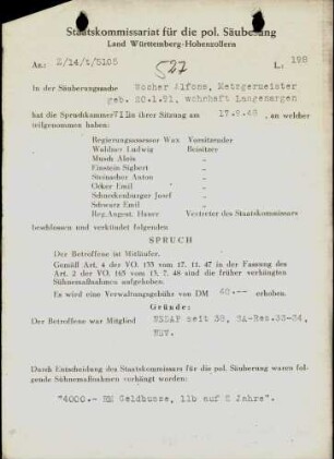 Wocher, Alfons